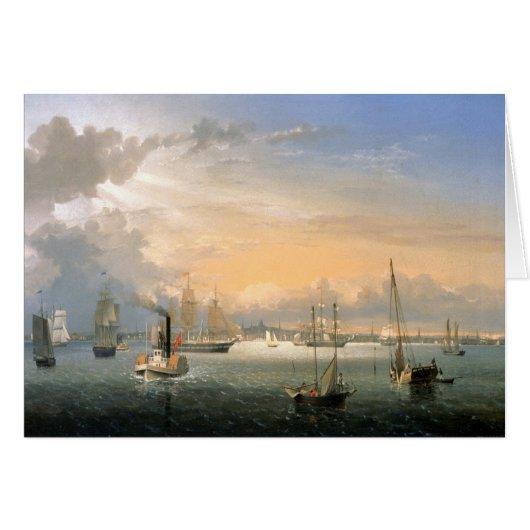 Boston Harbour 1854 (Voorkant Horizontaal)