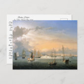 Boston Harbour 1854 Briefkaart (Voorkant / Achterkant)