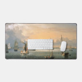 Boston Harbour 1854 Bureaumat (Keyboard & Muis)