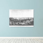Boston Harbour, 1854 Canvas Afdruk (Insitu (Houten vloer))