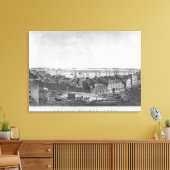 Boston Harbour, 1854 Canvas Afdruk (Insitu (Woonkamer))