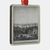 Boston Harbour, 1854 Metalen Ornament (Rechts)