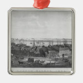 Boston Harbour, 1854 Metalen Ornament (Voorkant)