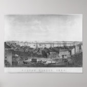 Boston Harbour, 1854 Poster (Voorkant)