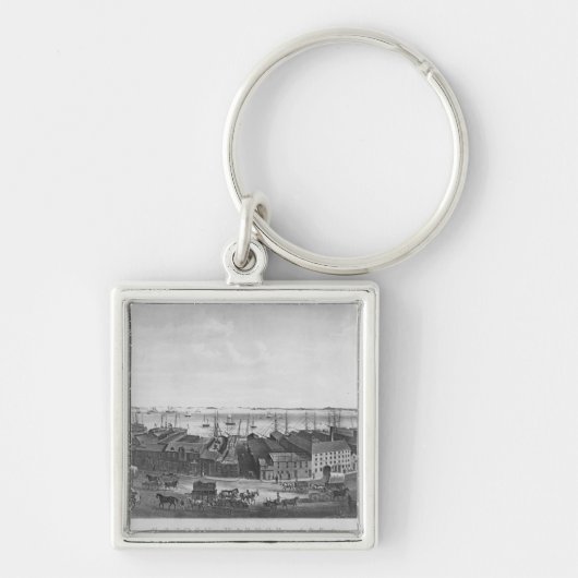Boston Harbour, 1854 Sleutelhanger (Voorkant)
