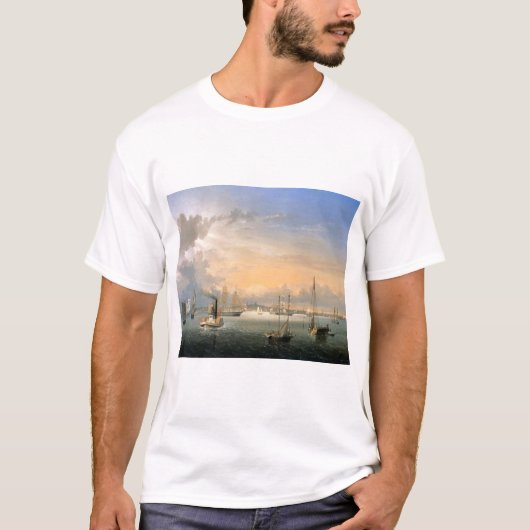 Boston Harbour 1854 T-shirt (Voorkant)