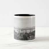 Boston Harbour, 1854 Tweekleurige Koffiemok (Center)