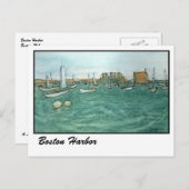 Boston Harbour Briefkaart (Voorkant / Achterkant)