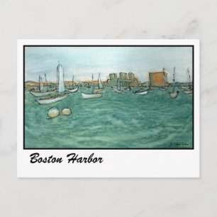Boston Harbour Briefkaart