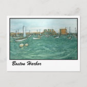 Boston Harbour Briefkaart (Voorkant)