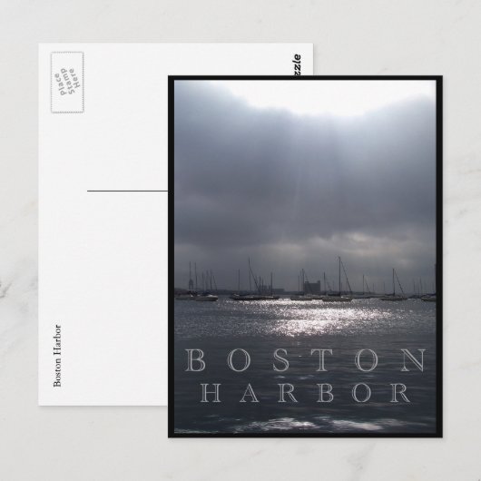 Boston Harbour Briefkaart (Voorkant / Achterkant)