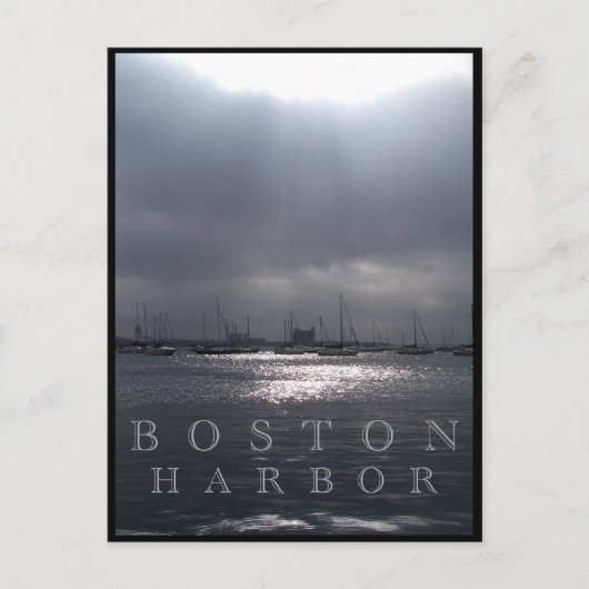 Boston Harbour Briefkaart (Voorkant)