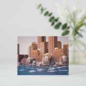 Boston Harbour Briefkaart (Staand voorkant)