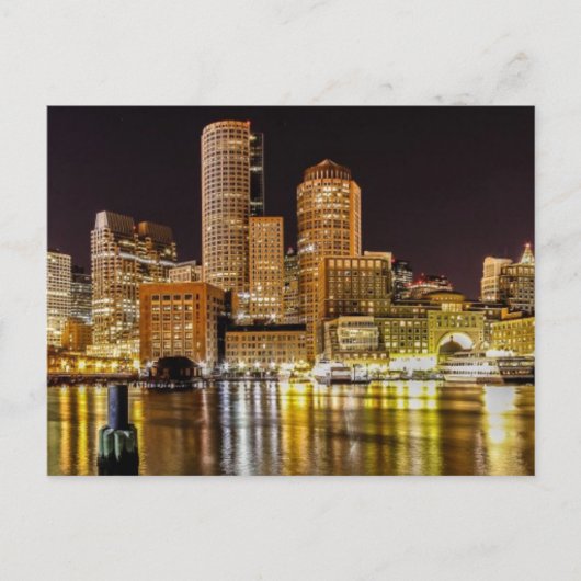 Boston Harbour Briefkaart (Voorkant)