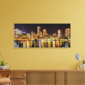 Boston Harbour Canvas Afdruk (Insitu (Woonkamer))