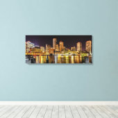 Boston Harbour Canvas Afdruk (Insitu (Houten vloer))