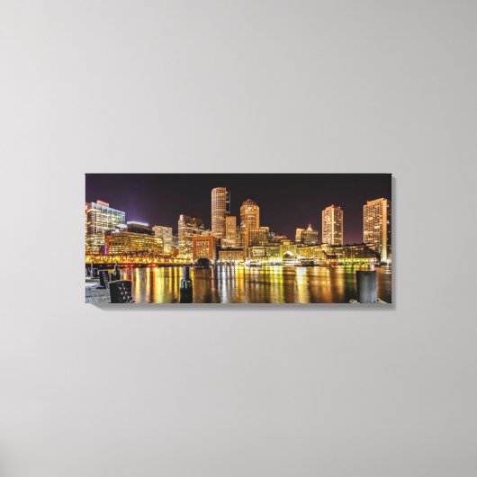 Boston Harbour Canvas Afdruk (Voorkant)