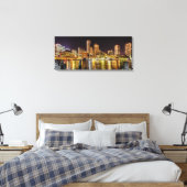 Boston Harbour Canvas Afdruk (Insitu (Slaapkamer))