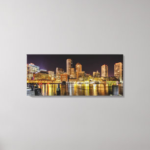 Boston Harbour Canvas Afdruk