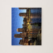 Boston Harbour en skyline. Boston is een van de 7 Legpuzzel (Verticaal)