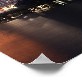 Boston Harbour en skyline. Boston is een van de 8 Poster (Hoek)