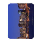 Boston Harbour en skyline. Boston is een van de 9 Magneet (Verticaal)