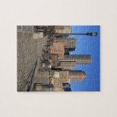 Boston Harbour en skyline. Boston is een van de Legpuzzel (Horizontaal)