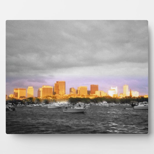 Boston Harbour Fotoplaat (Voorkant)