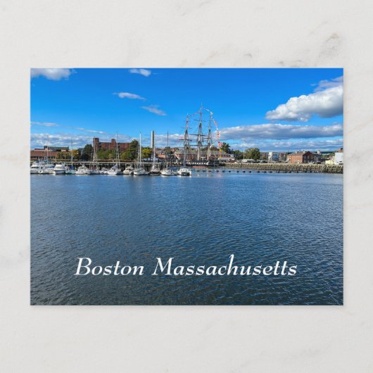 Boston Harbour in Massachusetts Briefkaart (Voorkant)