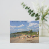 Boston Harbour Islands Spectacle Island Beach Briefkaart (Staand voorkant)