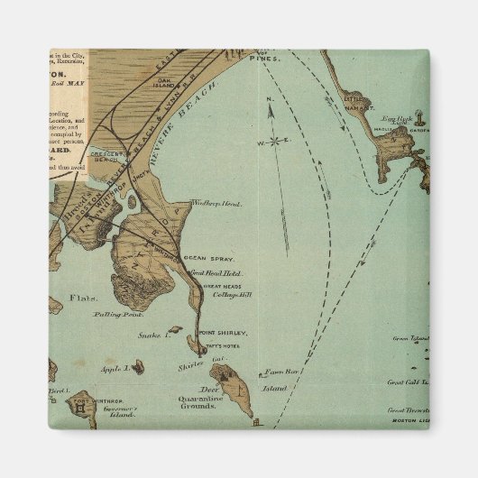 Boston Harbour Magneet (Voorkant)