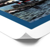 Boston Harbour Massachusetts Travel Poster (Hoek)