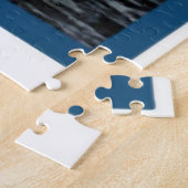  Boston Harbour Massachusetts Travel Poster Legpuzzel (Zijkant)