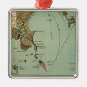 Boston Harbour Metalen Ornament (Voorkant)