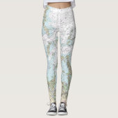 Boston Harbour Nautical Chart 13270 Leggings (Voorkant)