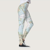 Boston Harbour Nautical Chart 13270 Leggings (Rechts)