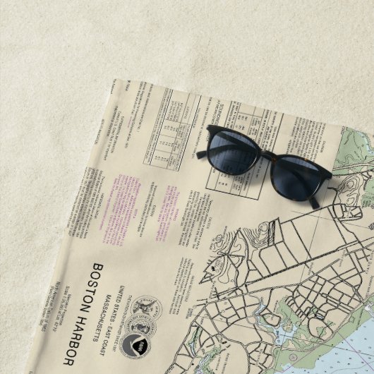 Boston Harbour Nautical Chart 13270 Strandlaken (In situ)