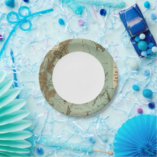 Boston Harbour Papieren Bordje (Feest)