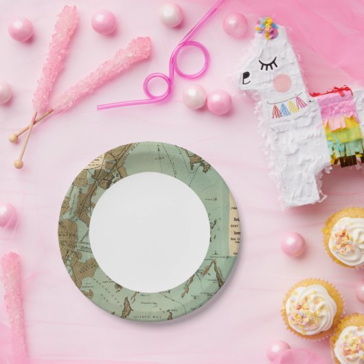 Boston Harbour Papieren Bordje (Feest)