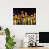Boston Harbour Poster (Thuiskantoor)