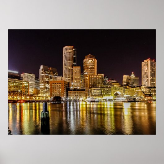 Boston Harbour Poster (Voorkant)