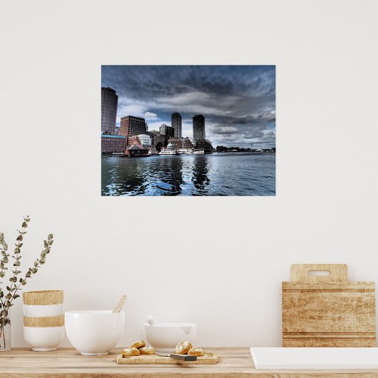 Boston Harbour Poster (Keuken)