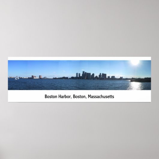 Boston Harbour Poster (Voorkant)
