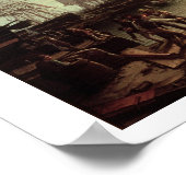 Boston Harbour uit Constitutionele Wharf Poster (Hoek)