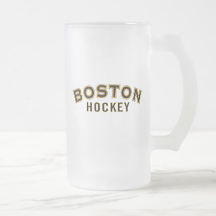 Boston Hockey 16oz Frosted Glass Mok