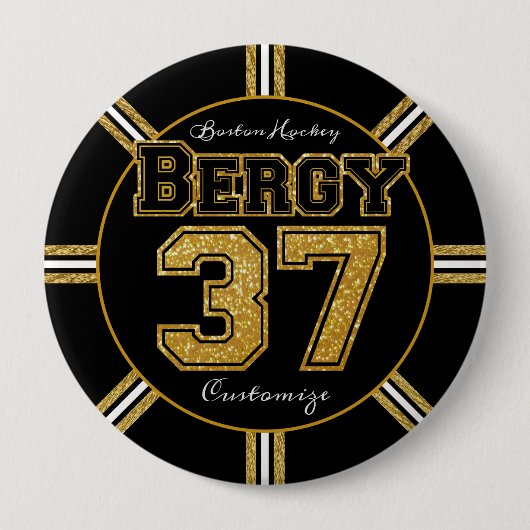 Boston Hockey Bergy 37 Ronde Button 4,0 Cm