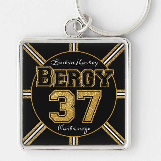 Boston Hockey Bergy 37 Sleutelhanger (Voorkant)