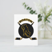 BOSTON HOCKEY BRIEFKAART (Staand voorkant)