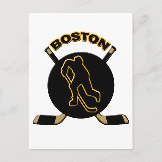 BOSTON HOCKEY BRIEFKAART (Voorkant)