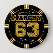 Boston Hockey Marchy 63 Ronde Button 4,0 Cm (Voorkant)